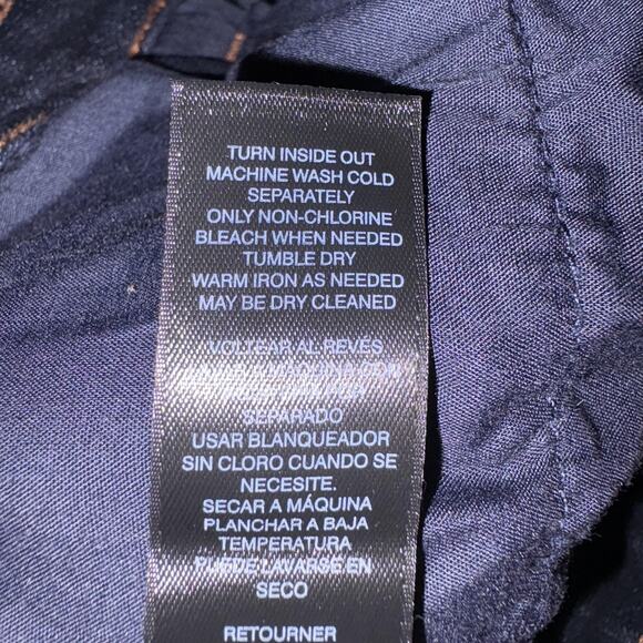 White House Black Market Bootcut Jeans 12R Dark Wash Mid Rise Stretch Denim - Picture 13 of 14